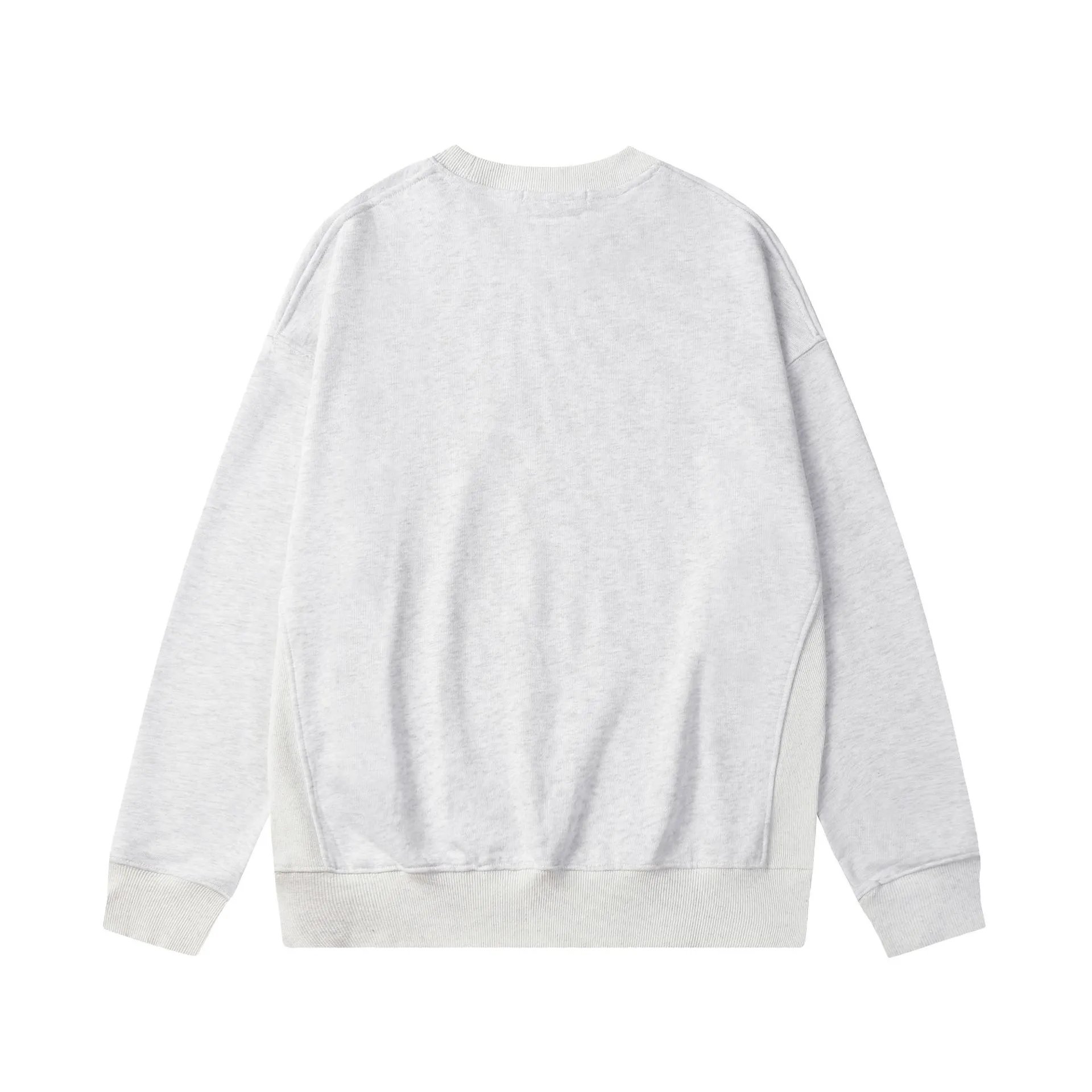 K-Fashion Daisy Print Terry Crewneck Pullover Alabaster - Gallery Image 5 - Detailed View