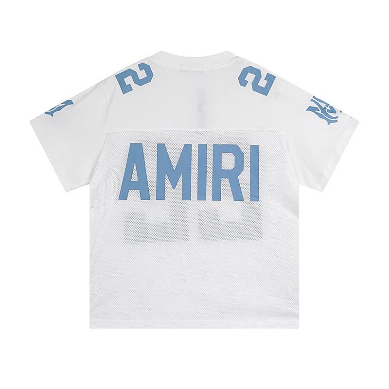 AMIRI Mesh Jersey T-Shirt Multicolor - Gallery Image 3 - Detailed View