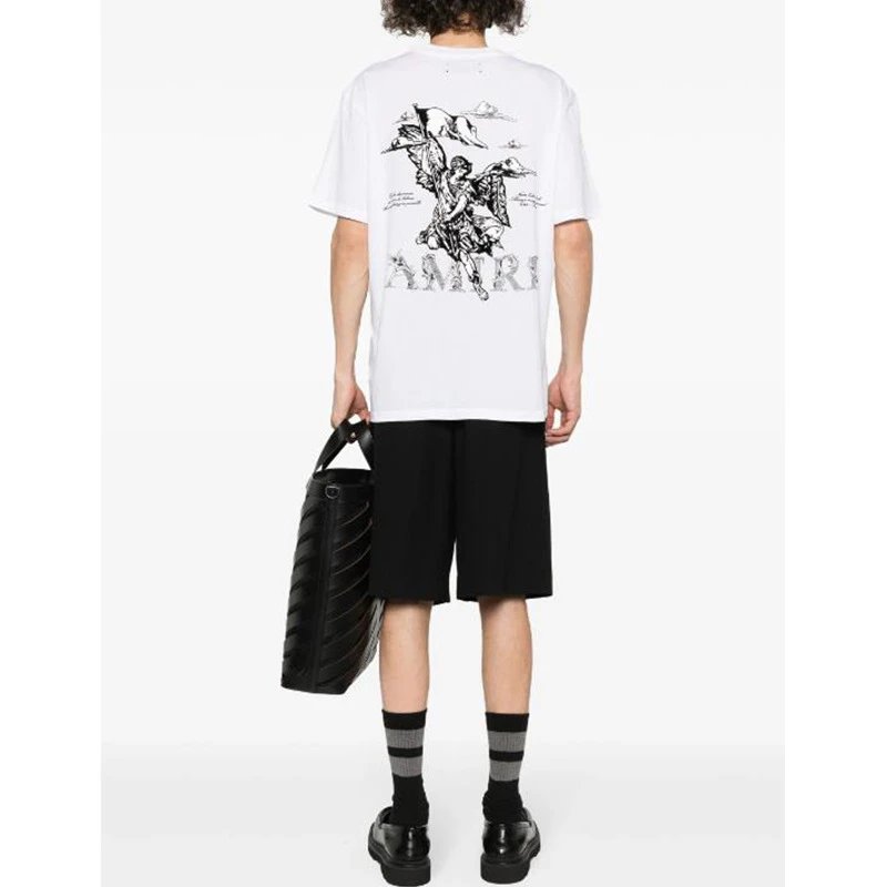 Amiri Statue Print Tee Multi - Gallery Image 14 - Detailed View