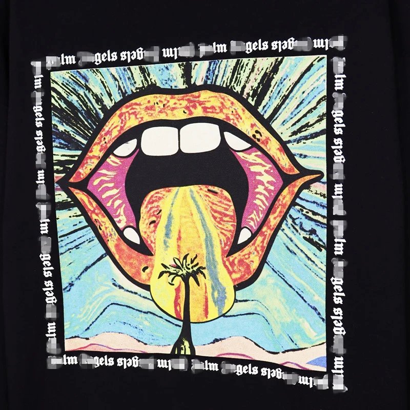 Street Graphic Print Crewneck Sweatshirt Unisex Onyx - Gallery Image 7 - Detailed View