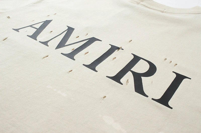 AMIRI Distressed Dye T-Shirt Multi - Gallery Image 9 - Detailed View