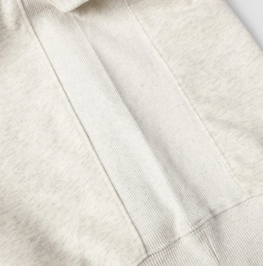 Trendy Oversized Dachshund Graphic Fleece Pullover, Heather Grey - Gallery Image 9 - Detailed View