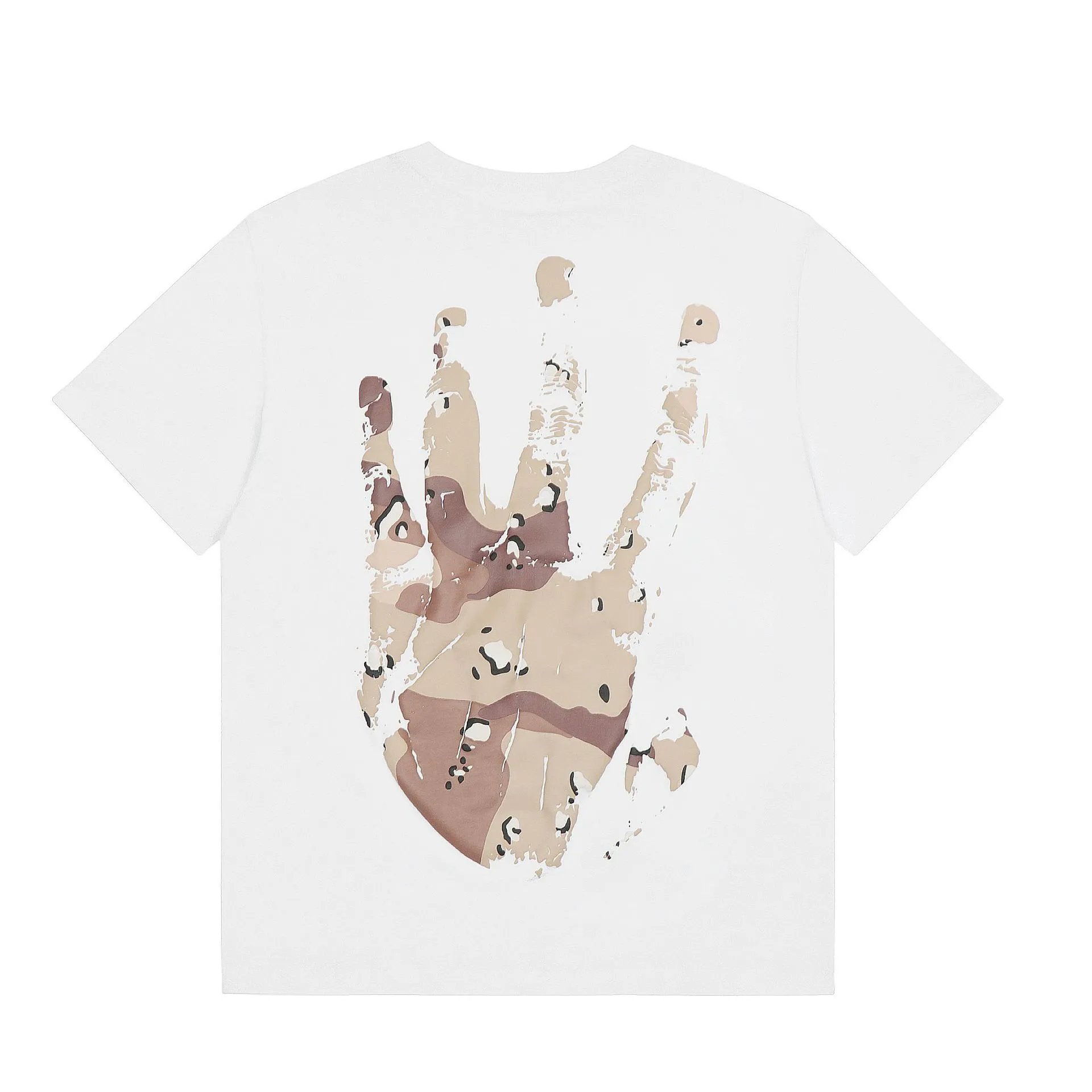 Vintage Graphic Handprint Tee Ivory Black - Gallery Image 5 - Detailed View