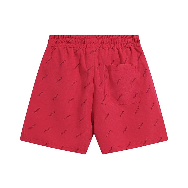 Represent Logo Print Shorts Multicolor - Gallery Image 6 - Detailed View