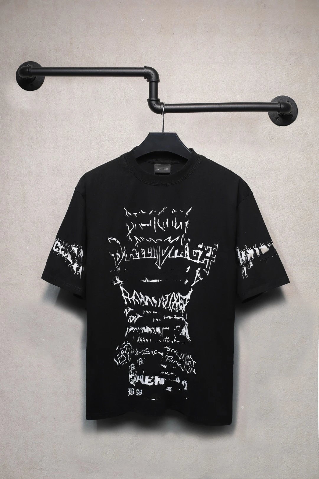 Unisex 25SS Dragon Year Graphic Oversized Tee, Onyx Black - Balenciaga - Cnfans - $30.00