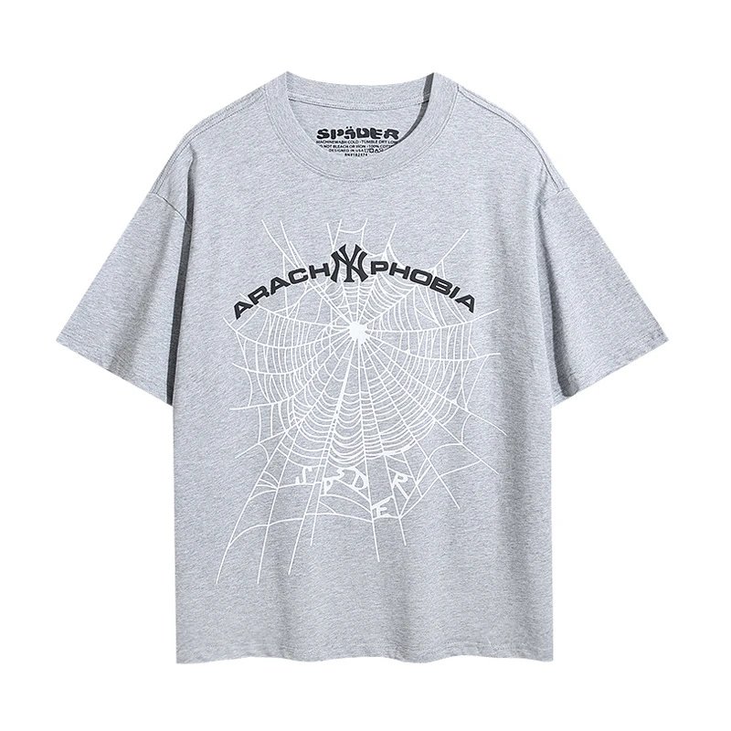 Spider Web Graphic Tee Multi-color - Gallery Image 8 - Detailed View