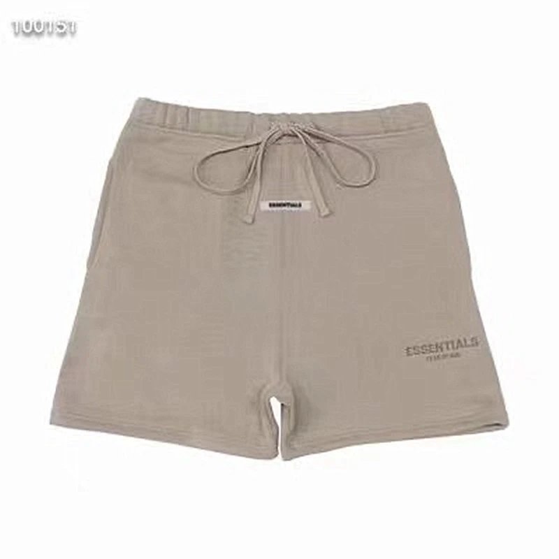 Streetwear Cotton Drawstring Shorts Ashen Black - Gallery Image 2 - Detailed View