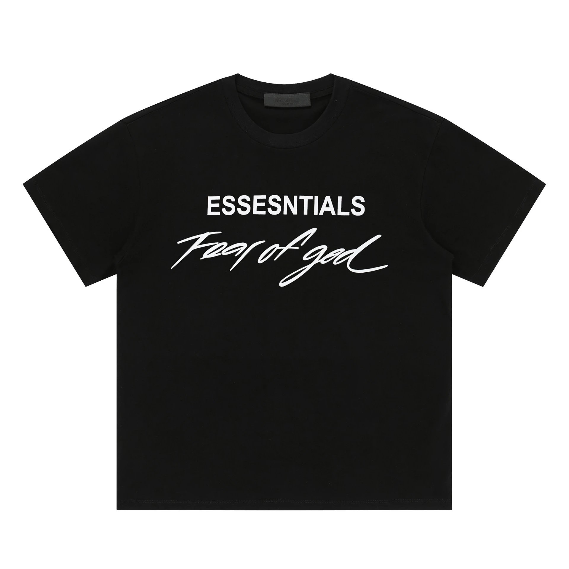 Street Cotton Casual Tee Unisex Onyx - Essentials - Cnfans - $20.97
