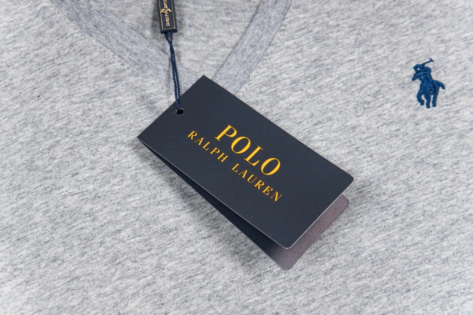 Women's Classic V-Neck Slim Cotton Tee, Jet Black - Gallery Image 14 - Detailed View