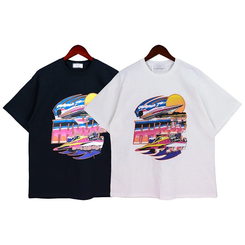 Rhude Retro Yacht T-Shirt Multicolor - Related Product - Cnfans