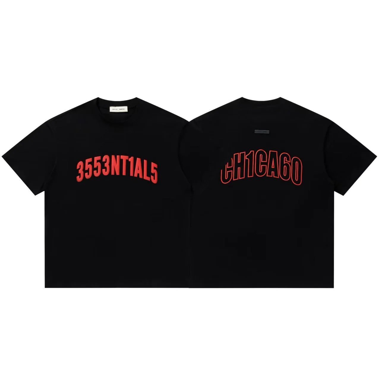Casual ESSENTIALS Cotton Tee Unisex Onyx - Essentials - Cnfans - $20.97