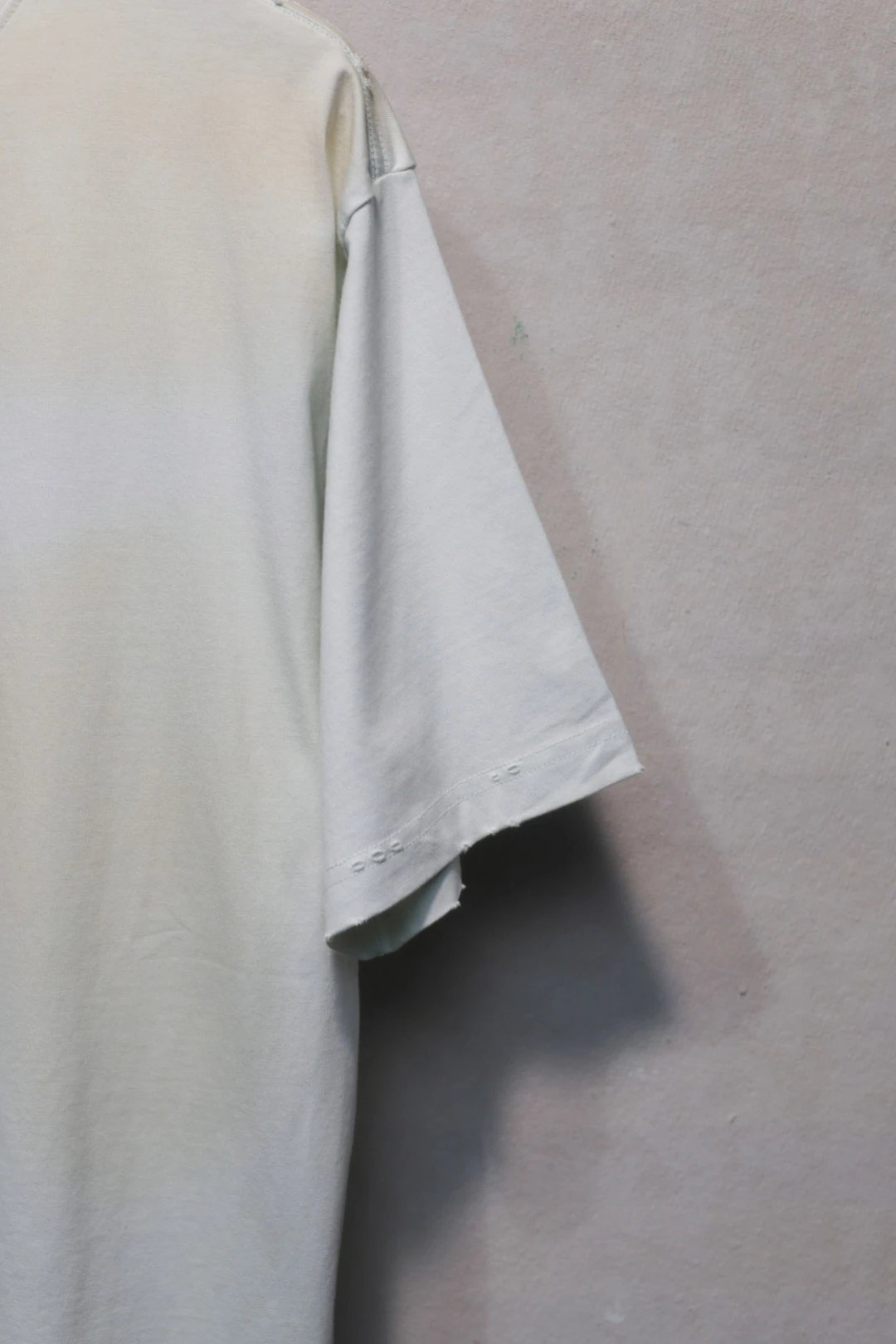 Distressed Graphic Cotton Tee, Unisex Onyx - Gallery Image 7 - Detailed View