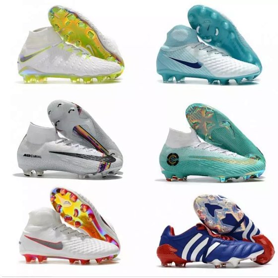 Nike Cristiano Ronaldo Assassin 13 Football Shoes Neymar FG Nail Poison Bee 3 Legend CR7 High Top Shattered