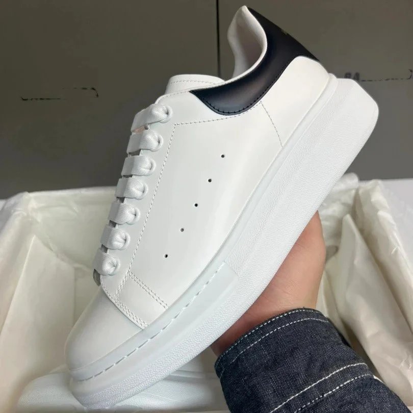 P-H 2024 new summer breathable white shoes men and women models heightened thick bottom casual board shoes