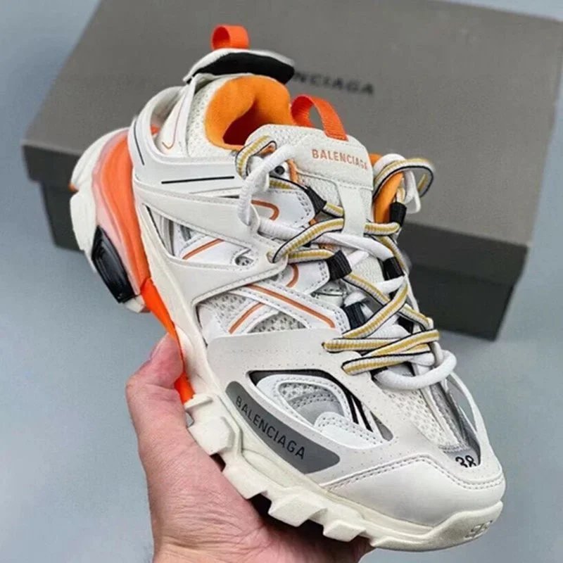 White & Orange