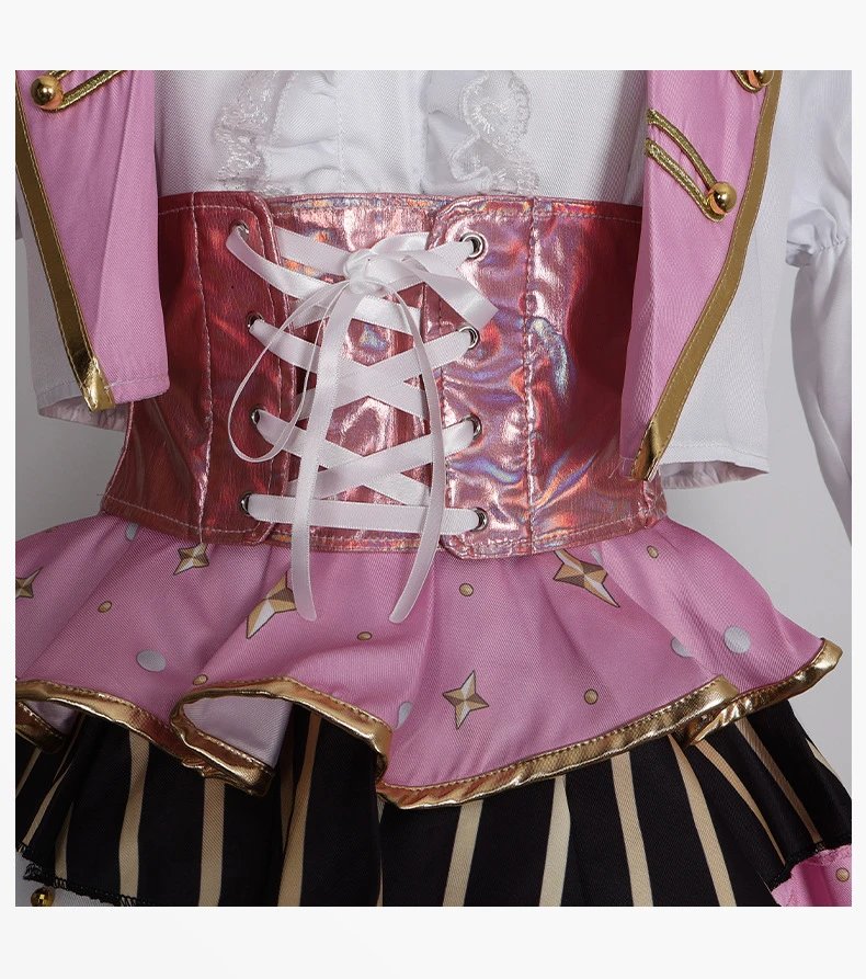Design A25106 Pink & White Idol Performance Costume Set - 10