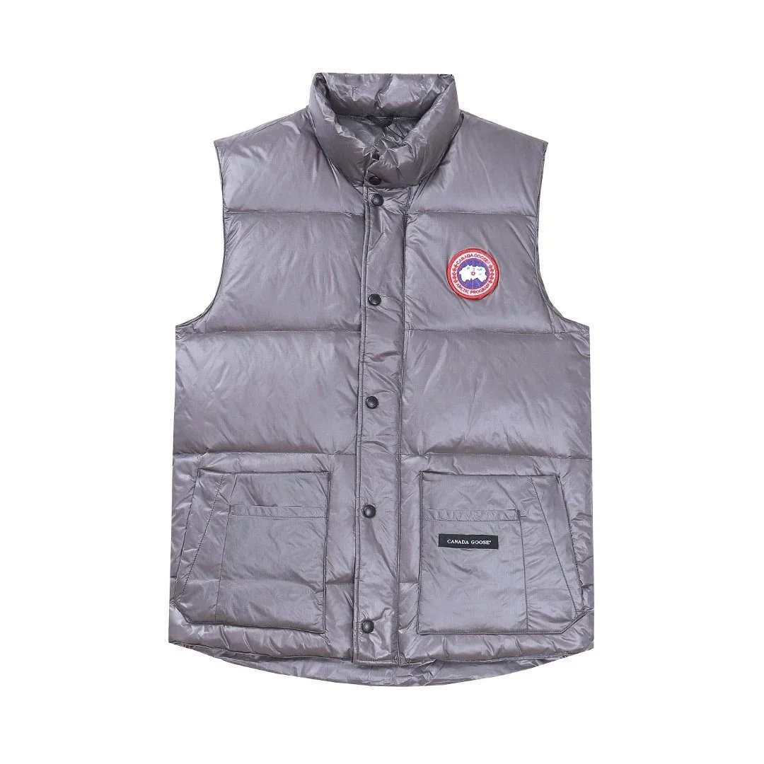 Canada Goose Vests Quilted puffer vest with stand collar and patch pockets — 03