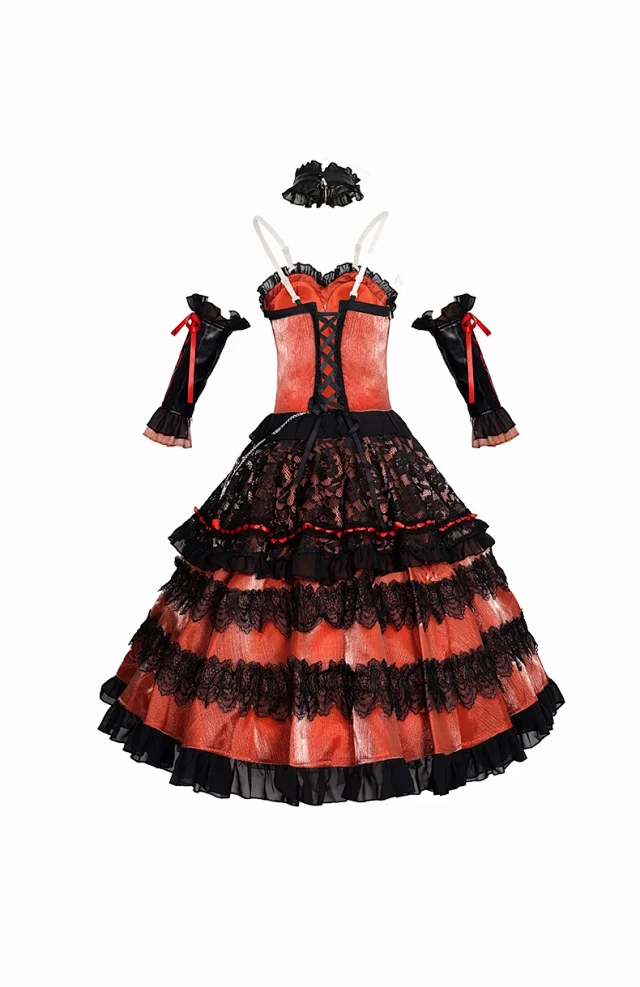 Unbranded Dresses Date A Live Kurumi Tokisaki cosplay dress set product detail image 7