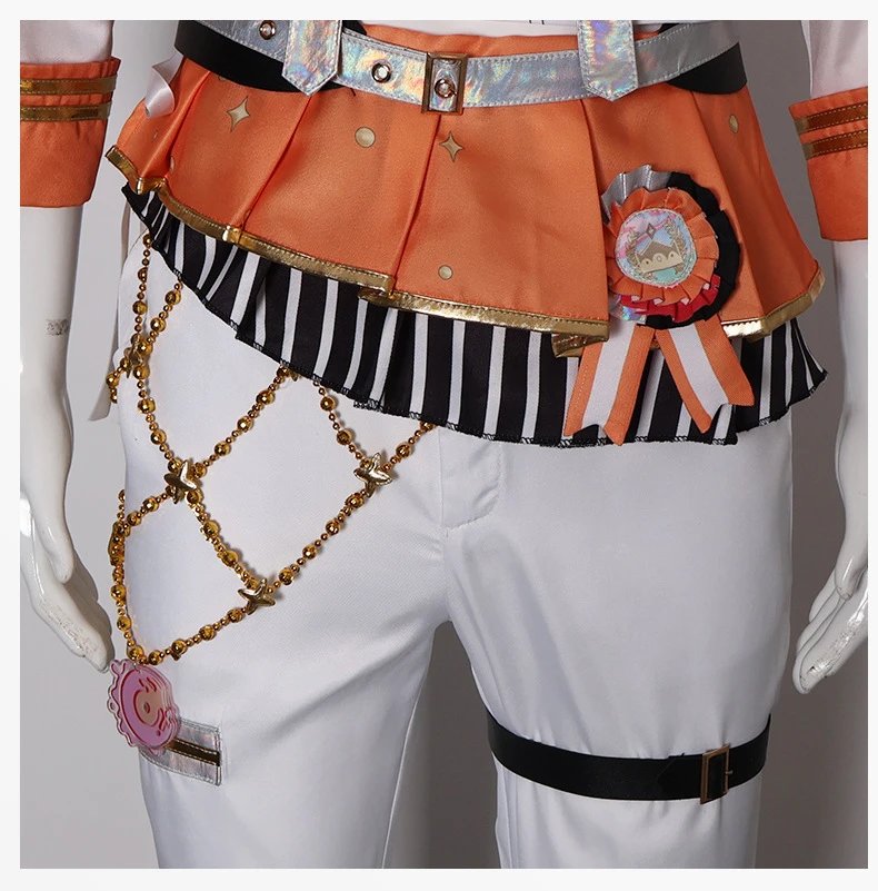Design World Plan (Bai Shihan) 5th Anniversary Thank You Event Cosplay Costume Set White Blue Gold Sets - 8