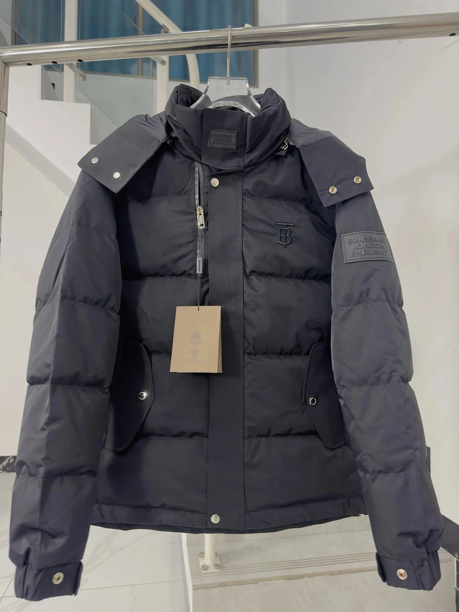 Burberry Down Jackets Quilted hooded puffer jacket image 10