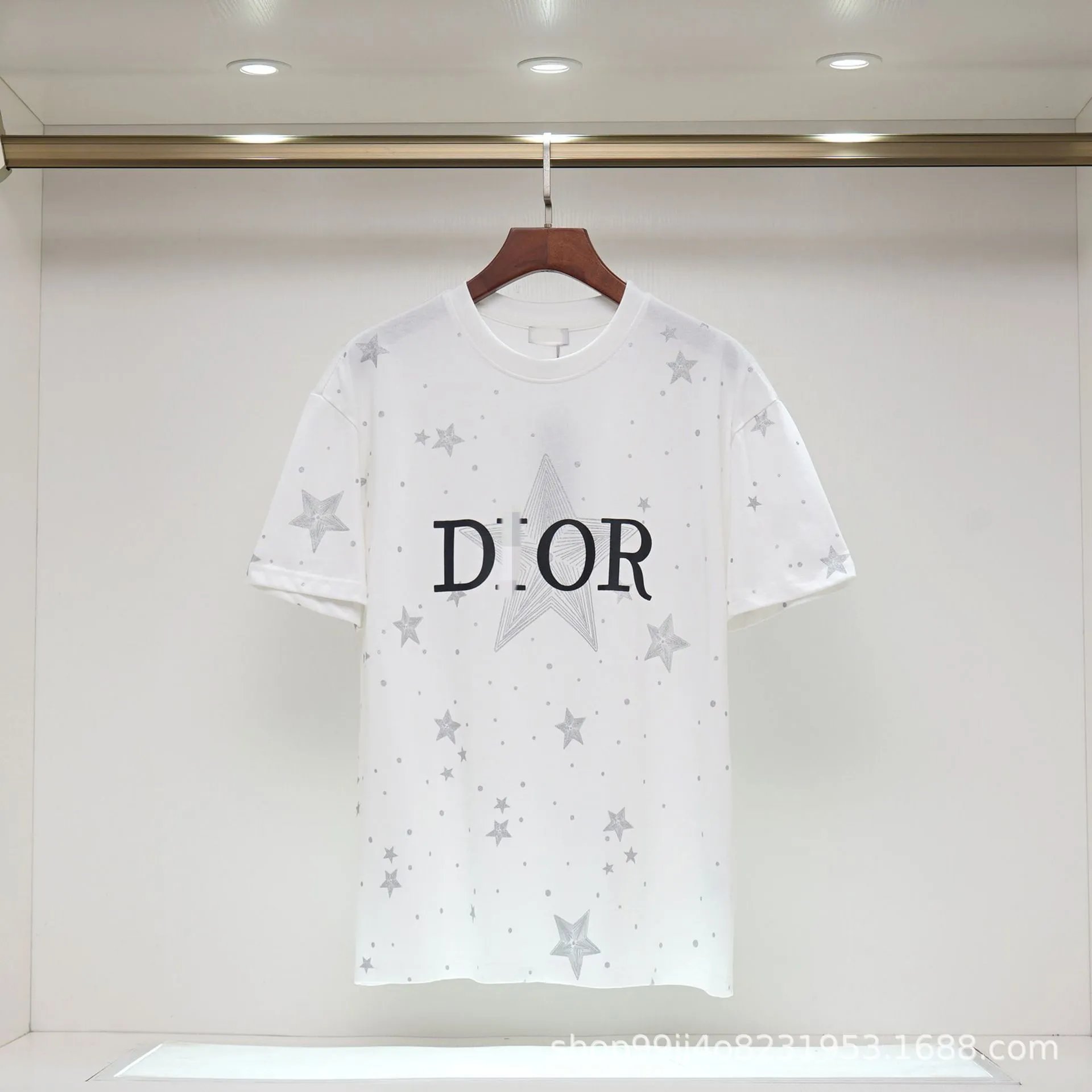 Dior T-Shirts Logo Print — Q712 white
