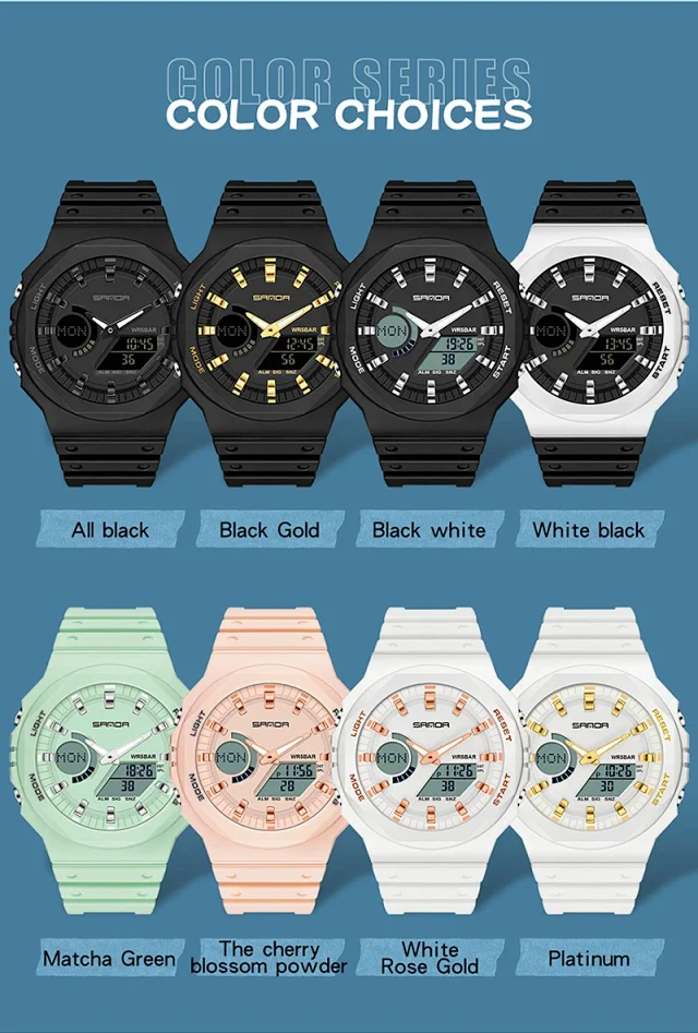 SANDA Watches Analog-Digital Sports Watch product detail image 44