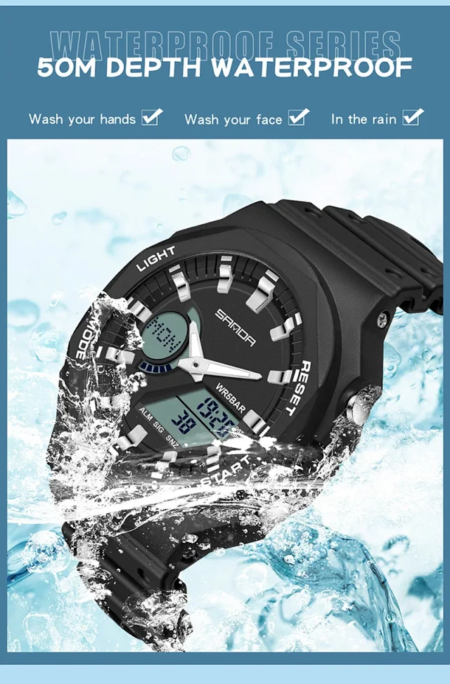 SANDA Watches Analog-Digital Sports Watch product detail image 51