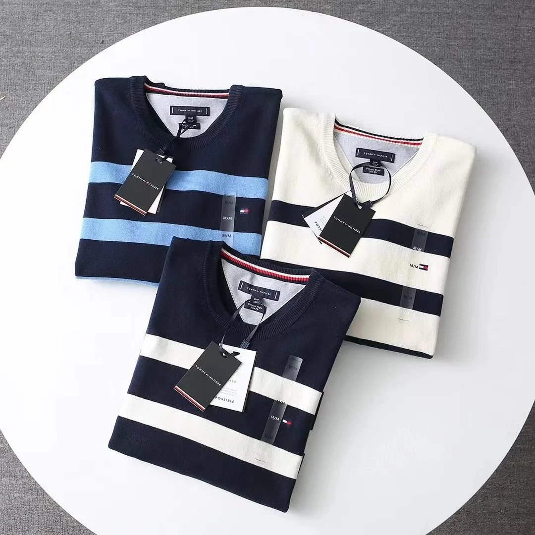 Tommy Hilfiger Half-Zip Sweater Charcoal Gray - 7