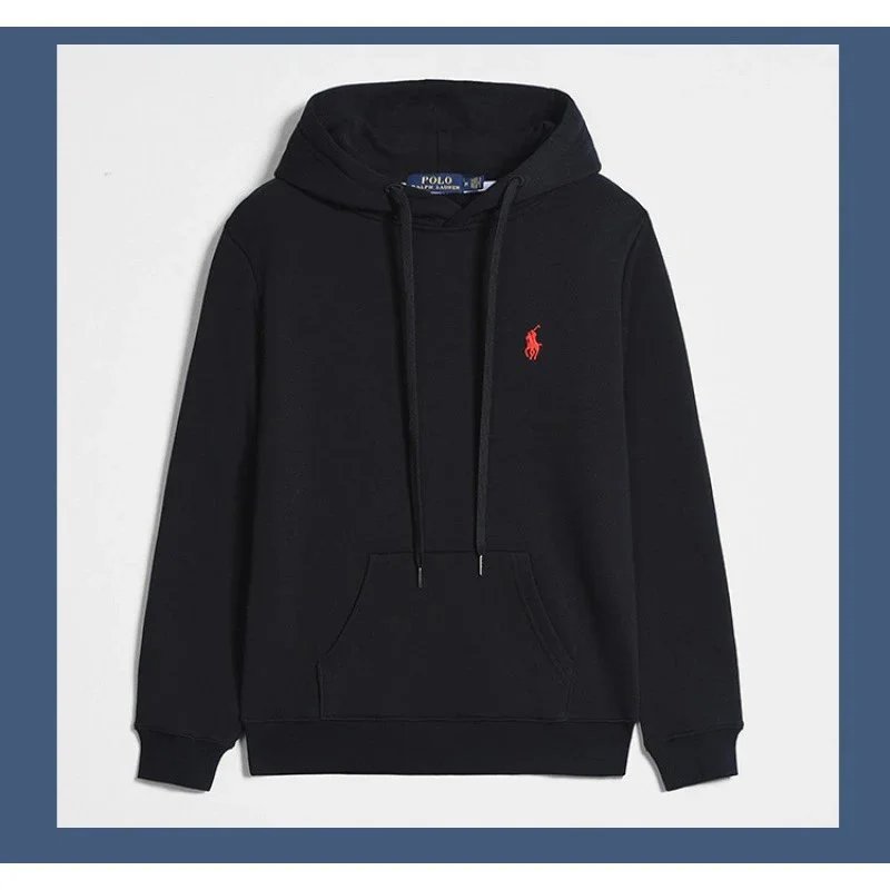 hoodie black red