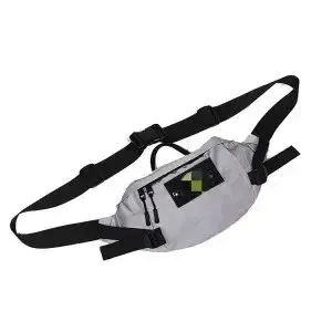 Design Pixel Patch Belt Bag Gray - 1