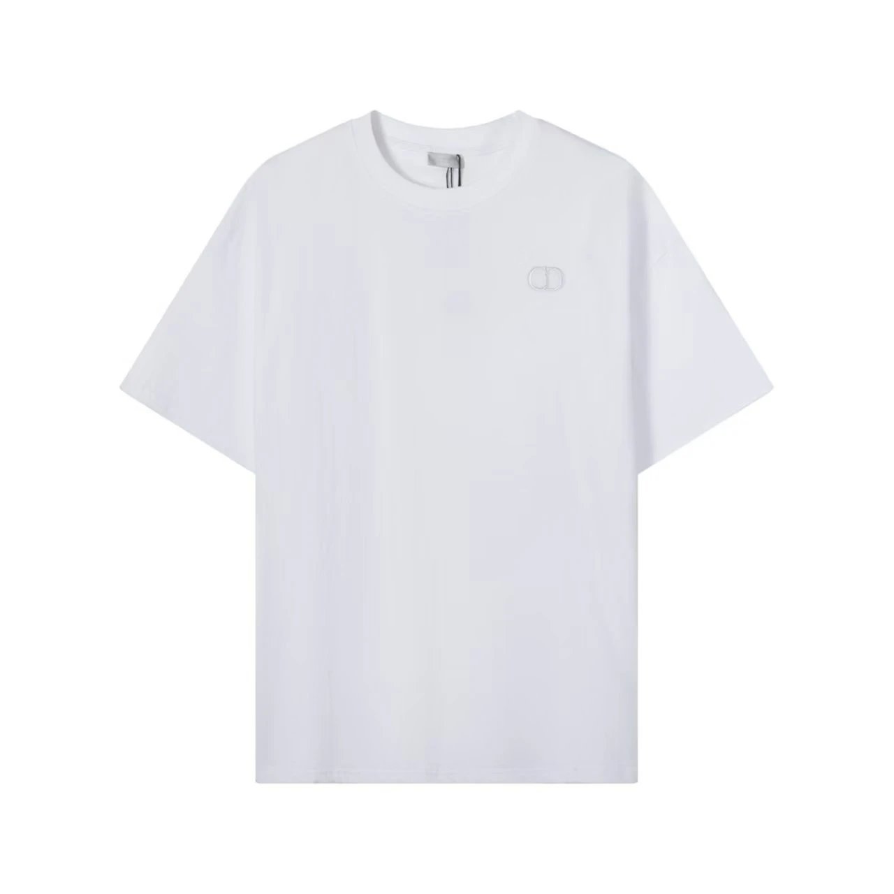 Dior T-Shirts Logo Print — Q99 white
