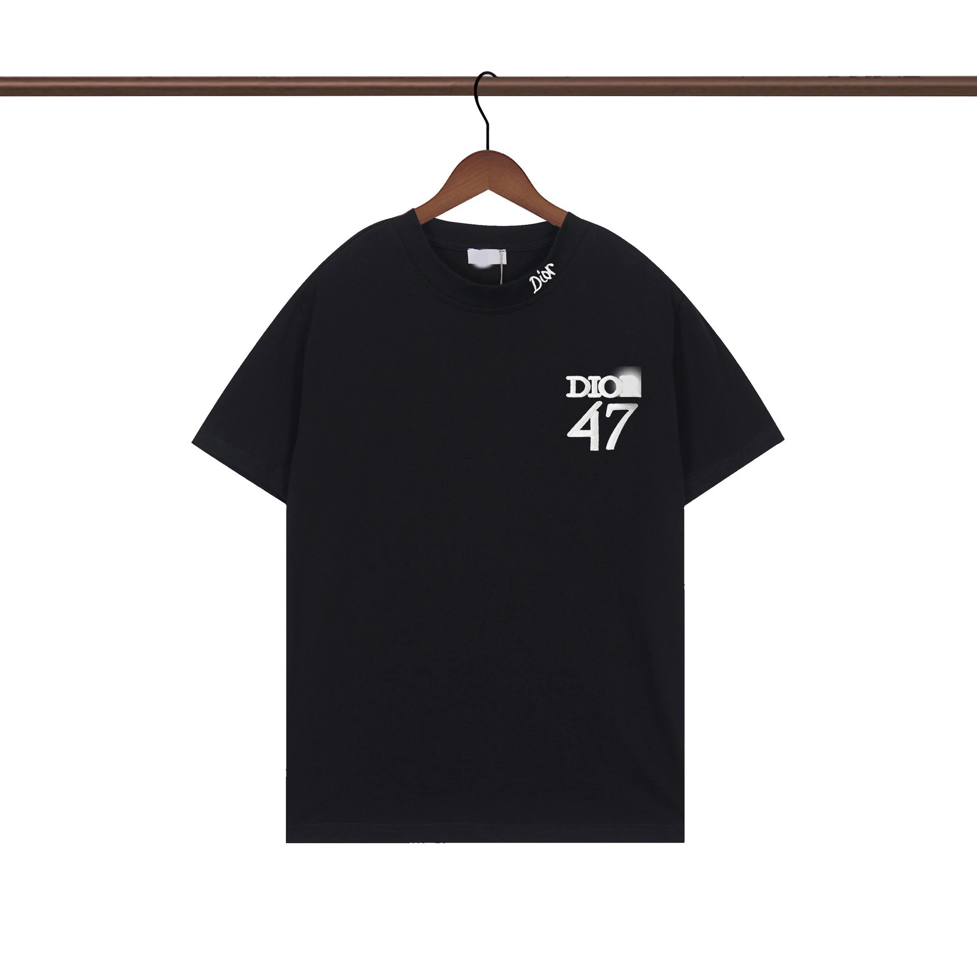 Dior T-Shirts Logo Print — R362 black