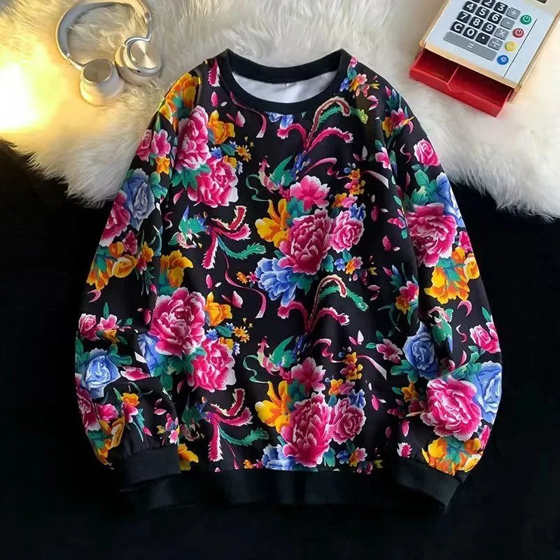 Unbranded Coats Hooded floral-print padded long coat image 14