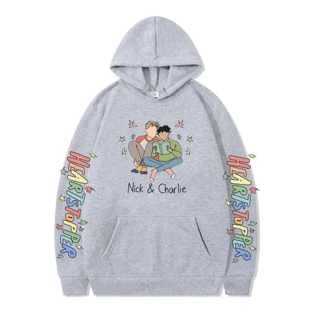 Heartstopper Hoodies & Sweatshirts Graphic Print Pullover Hoodie product detail image 5