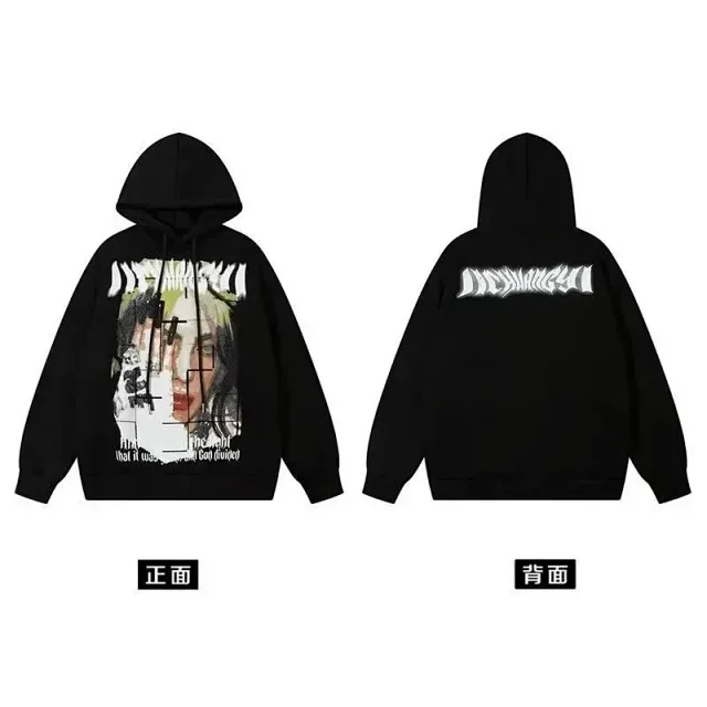 Unbranded Hoodies & Sweatshirts Graphic Print Pullover Hoodie product detail image 4