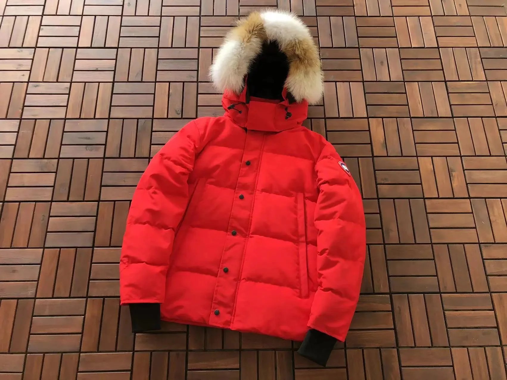 Canada Goose Down Jackets Fur-Trim Hooded Jacket — 06