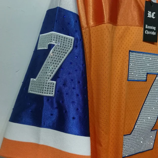 Palace Football Jerseys V-neck mesh jersey with graphic prints and number appliqués product detail image 19