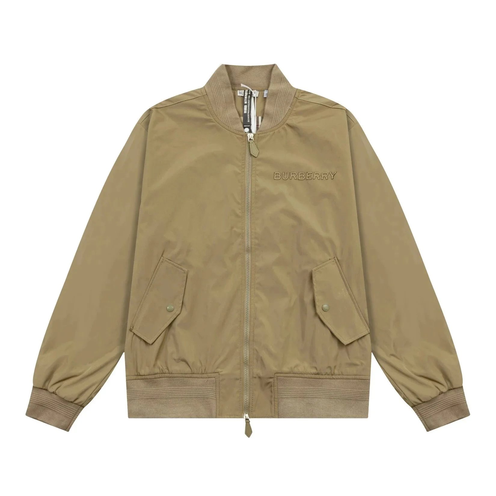 Burberry Jackets Logo and check-print jacket styles — 04