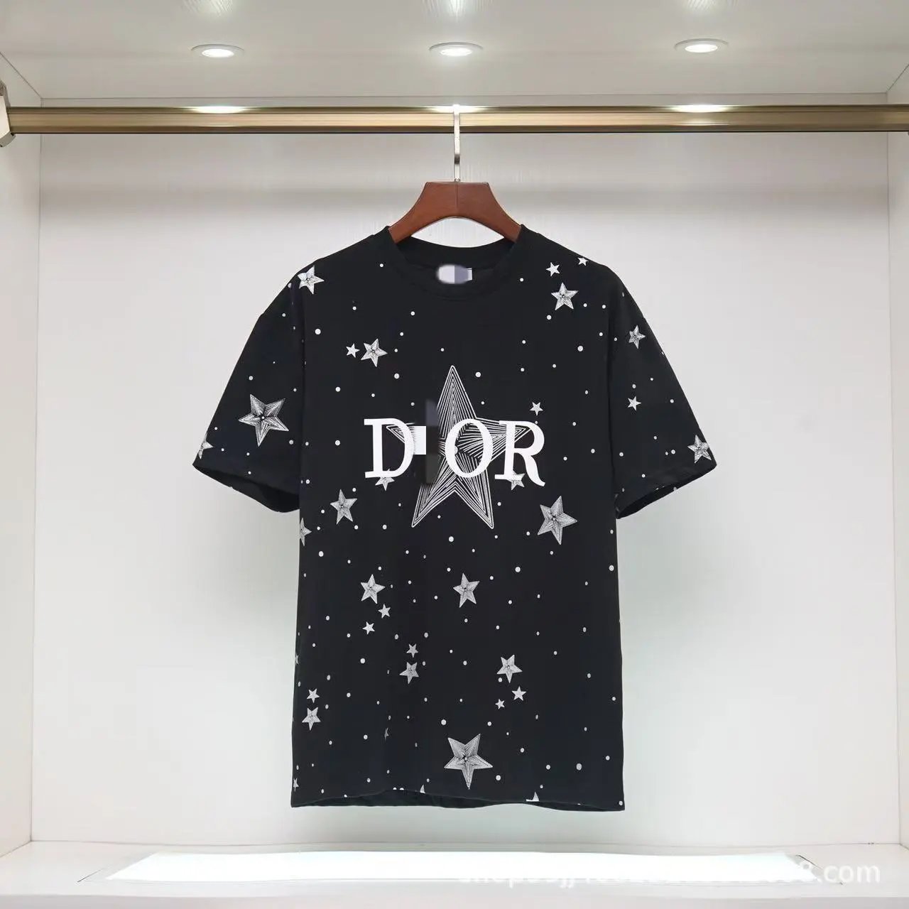 Dior T-Shirts Logo Print — Q712 black