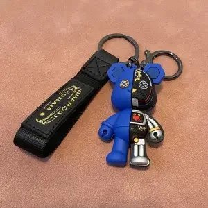 Kaws x Medicom Toy Companion Keychain Blue Multicolor Accessories