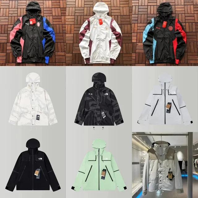 Puma Jackets Hooded color-block football jacket product detail image 1