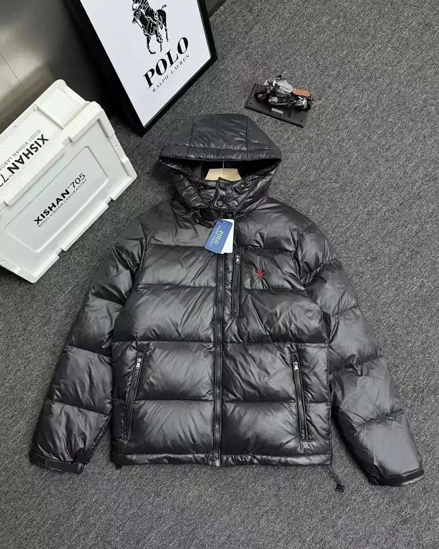 Polo Ralph Lauren Down Jackets Hooded quilted puffer product detail image 1