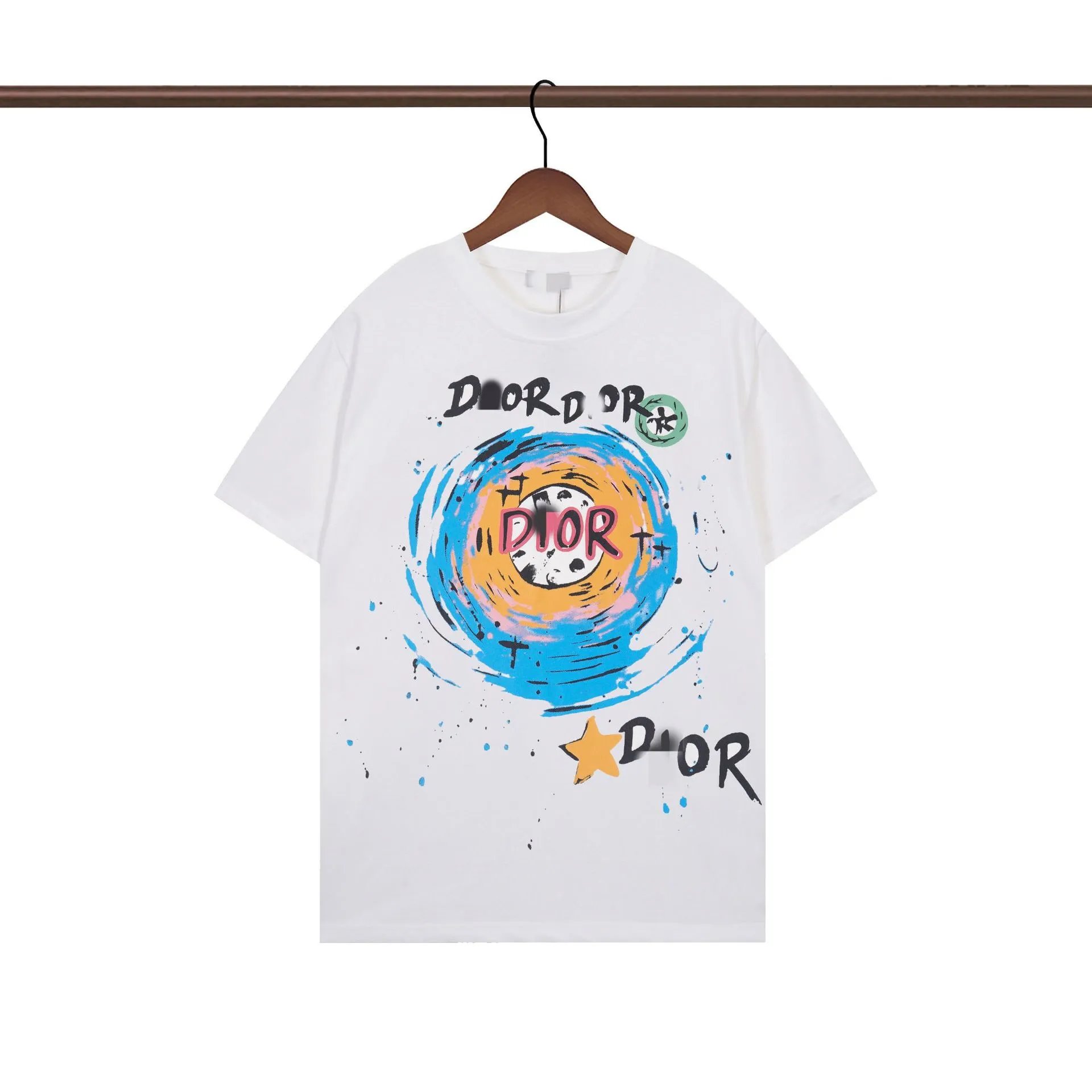 Dior T-Shirts Logo Print — R380 white
