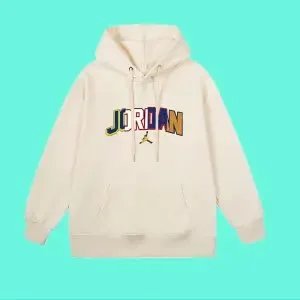Air Jordan Logo Hoodie Beige Hoodie