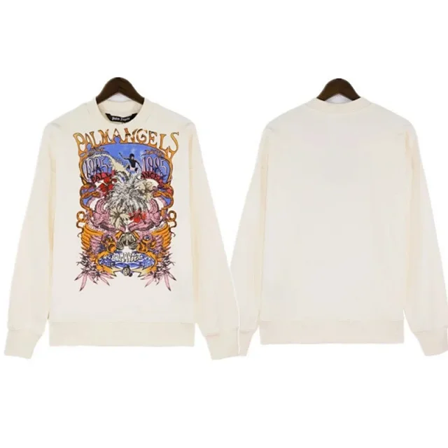 Palm Angels Graphic crewneck sweatshirts and goggle-hooded zip jackets product detail image 6