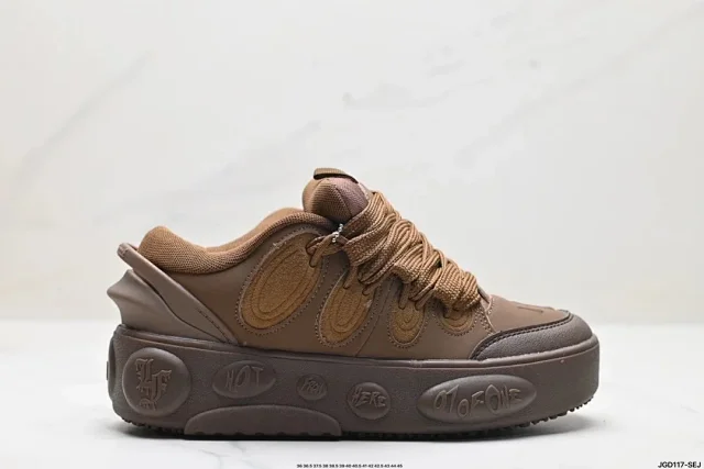 Unbranded Sneakers Platform with teardrop mesh panels product detail image 4