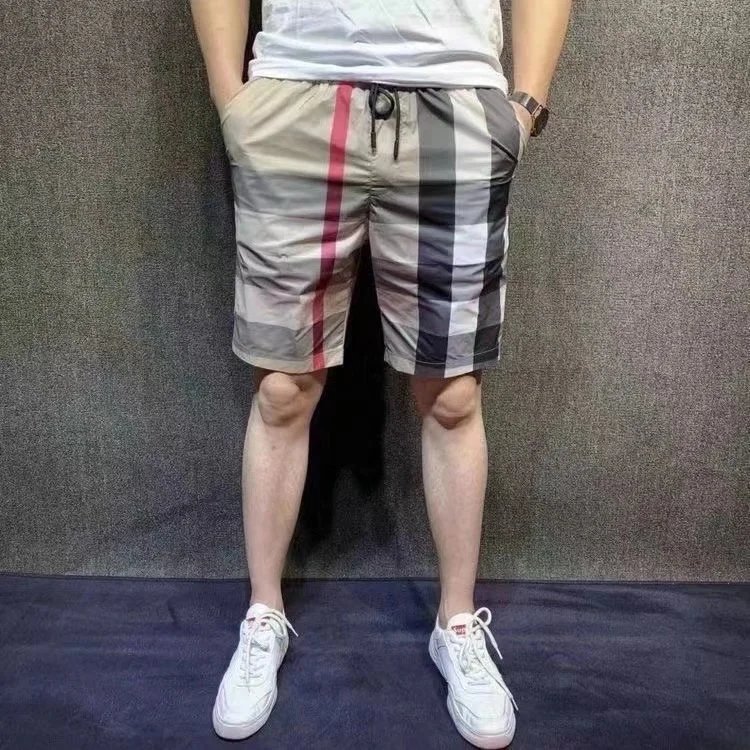 Burberry T-Shirts Side check panel T-shirt with B chest patch — Pants