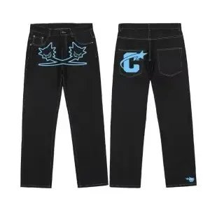 Unbranded Jeans Graphic Print Straight-Leg image 7