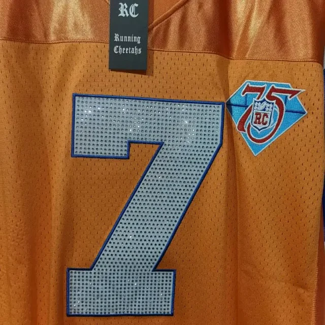 Palace Football Jerseys V-neck mesh jersey with graphic prints and number appliqués product detail image 5