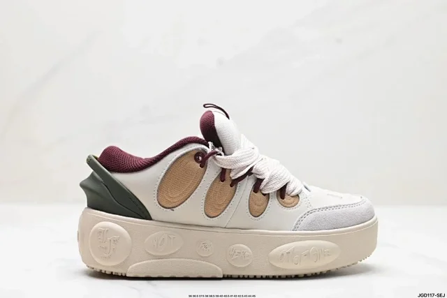 Unbranded Sneakers Platform with teardrop mesh panels product detail image 3